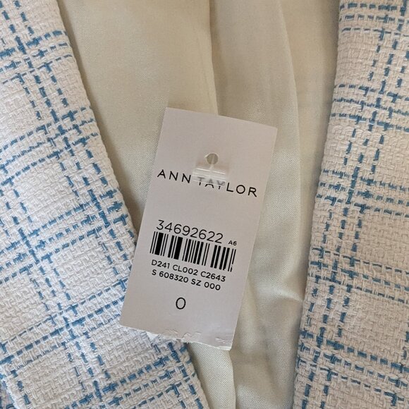 Ann Taylor Plaid Jacket #A27 - Picture 3 of 3